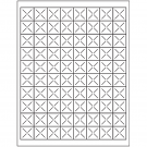 1" x 1"  Sheet Label