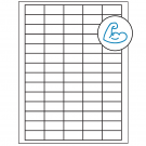 1.5" x 0.75"  Sheet Label