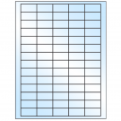 1.5" x 0.75"  Sheet Label