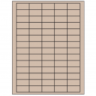 1.5" x 0.75"  Sheet Label
