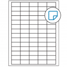 1.5" x 0.75"  Sheet Label