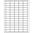 1.5" x 0.75"  Sheet Label