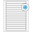 7" x 0.68"  Sheet Label