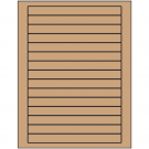 7" x 0.68"  Sheet Label