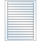 7" x 0.68"  Sheet Label