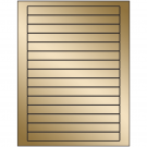 7" x 0.68"  Sheet Label