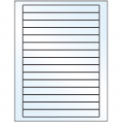 7" x 0.68"  Sheet Label