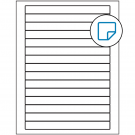 7" x 0.68"  Sheet Label