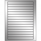 7" x 0.68"  Sheet Label