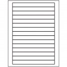 7" x 0.68"  Sheet Label