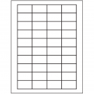 1.75" x 1"  Sheet Label