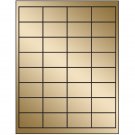 2" x 1.25"  Sheet Label