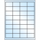 2" x 1.25"  Sheet Label