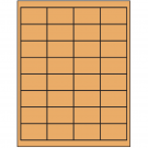 2" x 1.25"  Sheet Label