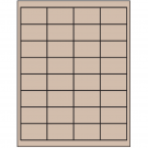 2" x 1.25"  Sheet Label