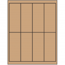 2" x 5"  Sheet Label