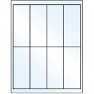 2" x 5"  Sheet Label