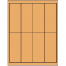 2" x 5"  Sheet Label