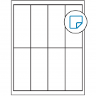 2" x 5"  Sheet Label