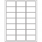 2.5" x 1.5"  Sheet Label