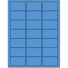 2.5" x 1.5"  Sheet Label