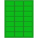 2.5" x 1.5"  Sheet Label