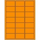 2.5" x 1.5"  Sheet Label
