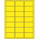 2.5" x 1.5"  Sheet Label