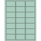 2.5" x 1.5"  Sheet Label