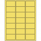 2.5" x 1.5"  Sheet Label
