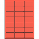 2.5" x 1.5"  Sheet Label
