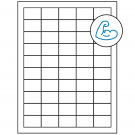 1.5" x 1"  Sheet Label