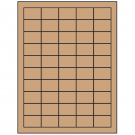 1.5" x 1"  Sheet Label