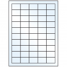 1.5" x 1"  Sheet Label