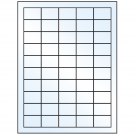 1.5" x 1"  Sheet Label