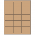 2.625" x 2"  Sheet Label