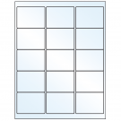 2.625" x 2"  Sheet Label