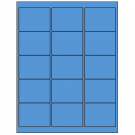 2.625" x 2"  Sheet Label