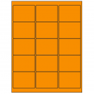 2.625" x 2"  Sheet Label