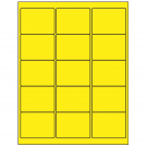 2.625" x 2"  Sheet Label