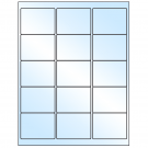 2.625" x 2"  Sheet Label