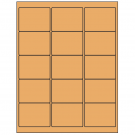 2.625" x 2"  Sheet Label