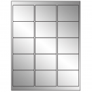 2.625" x 2"  Sheet Label