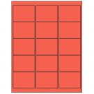 2.625" x 2"  Sheet Label