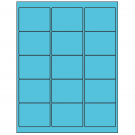 2.625" x 2"  Sheet Label