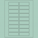 3" x 1"  Sheet Label