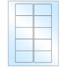 3" x 2"  Sheet Label