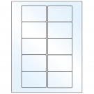 3" x 2"  Sheet Label