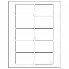 3" x 2"  Sheet Label