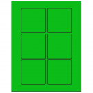 3" x 3"  Sheet Label